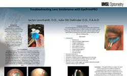 Jaclyn Leonhardt, O.D., Julie Ott DeKinderO.D., F.A.A.O. Troubleshooting Lens Intolerance with EyePrintPRO