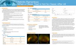 Retinitis Pigmentosa: When a classic triad is not so classic after all