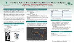 Nidek AL vs. Pentacam K-values in Calculating IOL Power in Patients with Dry Eye