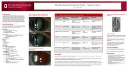 Diabetic Acquired Lenticular Clefts – “Sugar Cracks”