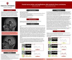 Cranial nerve palsies and papilledema after posterior fossa craniotomy