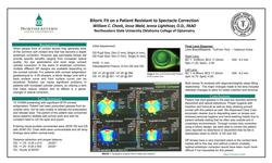 Bitoric Fit on a Patient Resistant to Spectacle Correction