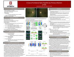 A Case of Unilateral Optic Papillitis by Primary Infection of HIV