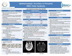 Ophthalmoplegia Secondary to Presumed Miller Fisher Syndrome