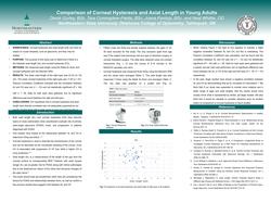 Comparison of Corneal Hysteresis and Axial Length in Young Adults