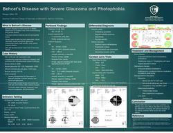 Behcet's Disease with Severe Glaucoma and Photophobia