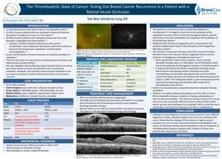 The Thrombophilic State of Cancer: Ruling Out Breast Cancer Recurrence in a Patient with a Retinal Vessel Occlusion