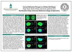 Corneal Refractive Therapy in a 24-Year-Old Myope