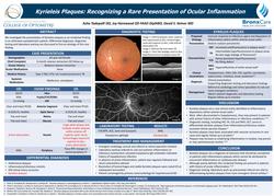 Kyrieleis Plaques: Recognizing a rare presentation of ocular inflammation