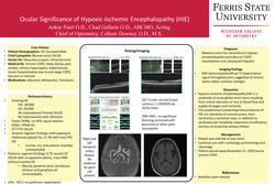Ocular Significance of Hypoxic-Ischemic Encephalopathy (HIE)