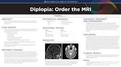 Diplopia: Order the MRI