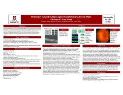 Medication induced multiple pigment epithelial detachment (PED): A Balversa Case Study