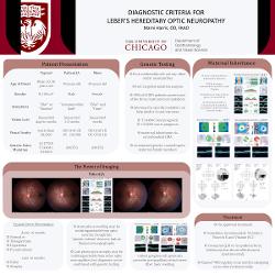 Diagnostic Criteria for Lebers Hereditary Optic Neuropathy