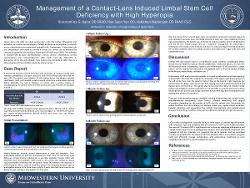 Management of a Contact-Lens Induced Limbal Stem Cell Deficiency with High Hyperopia