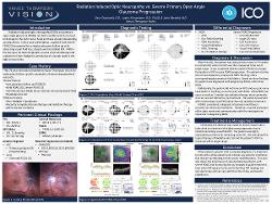 Distinguishing Difficult Differential Diagnoses: Radiation Induced Optic Neuropathy vs. Severe Primary Open Angle Glaucoma Progression