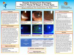 Despite employment shortages, there’s plenty of staph in these eyes