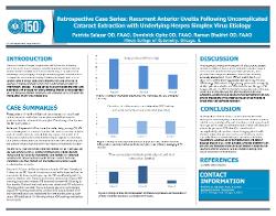 A Retrospective Case Series: Recurrent Anterior Uveitis Following Uncomplicated Cataract Extraction with Underlying Herpes Simplex Virus Etiology