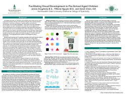 Facilitating Visual Development in Preschool-aged Children