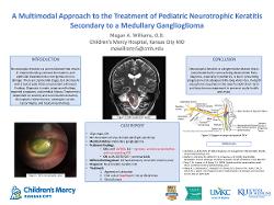 A Multimodal Approach to the Treatment of Pediatric Neurotrophic Keratitis Secondary to a Medullary Ganglioglioma