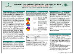 How Military Service Members Manage Their Ocular Health and Vision
