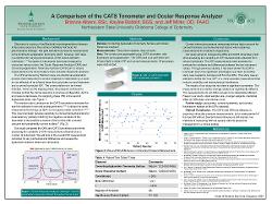 A Comparison of the CATS Tonometer and Ocular Response Analyzer
