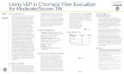 Using VEP in Chromatic Filter Evaluation for Moderate/Severe TBI