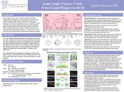 Acute Angle Closure Crisis: From Count Fingers to 20/20
