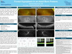 Foveal Hypoplasia in an Adult Born Preterm