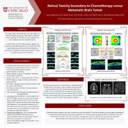 Retinal Toxicity Secondary to Chemotherapy versus Metastatic Brain Tumor