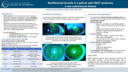 Multifactorial keratitis in a patient with CREST syndrome, a rare autoimmune disease