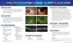 Things Look a Little Different: A Pediatric Case Report of Ocular Trauma