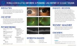 Katie Kwan, OD Things Look a Little Different: A Pediatric Case Report of Ocular Trauma