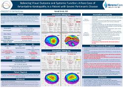 Nand Shah, OD Balancing Visual Outcome and Systemic Function: A Rare Case of Amantadine Keratopathy in a Patient with Severe Parkinson’s Disease