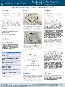 Mariah Marshall, OD Fewer Barriers to Low Vision Management: A Case of Oculocutaneous Albinism