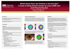 Jacquelyn Bongard, OD What Came First, the Chicken or the Dry Eye? A Case of Using Scleral Lenses for Post-LASIK and Post-Trauma Dry Eye