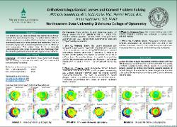Abbigail Goodding, Student OrthoKeratology Contact Lenses and Corneal Problem Solving