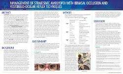 Management of Strabismic Amblyopia with Binasal Occlusion and VOR Techniques