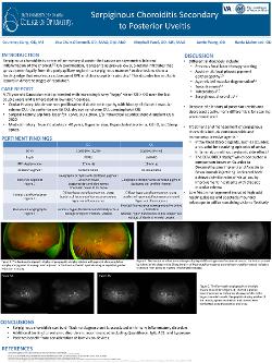 Courtney Liang, OD,MS Serpiginous Choroidopathy Secondary to History of Posterior Uveitis
