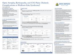 Maythita Eiampikul, OD Optic Atrophy, Retinopathy, and CN3 Palsy: Diabetic Complications or Wolfram-Like Syndrome?
