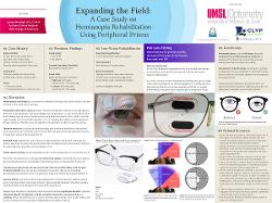 Jessica Broodryk, OD Expanding the Field: A Case Study on Hemianopia Rehabilitation Using Peripheral Prisms