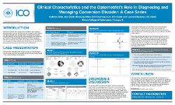 Kathryn Hohs, OD Clinical Characteristics and the Optometrist's Role in Diagnosing and Managing Conversion Disorder: A Case Series
