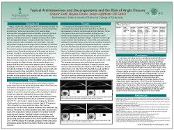 Topical Antihistamines and Decongestants and the Risk of Angle Closure