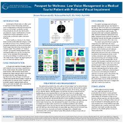 Shawn Matsumoto, BS Passport for Wellness: Low Vision Management in a Medical Tourist Patient with Profound Visual Impairment