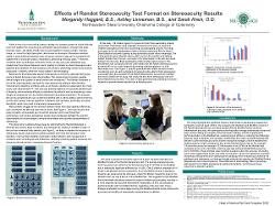 Effects of Randot Stereoacuity Test Format on Stereoacuity Results