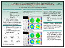 The Power of Prism: Improving GP Multifocal Stability With Prism