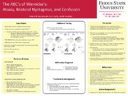 The ABC’s of Wernicke’s: Ataxia, Bilateral Nystagmus, and Confusion