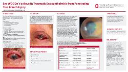 Eye WOODn't believe it: Traumatic Endophthalmitis from Penetrating Tree Branch Injury