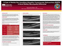 A Case of Stellate Non-hereditary Idiopathic Foveomacular Retinoschisis (SNIFR): A Novel Differential of Stellate Maculopathy